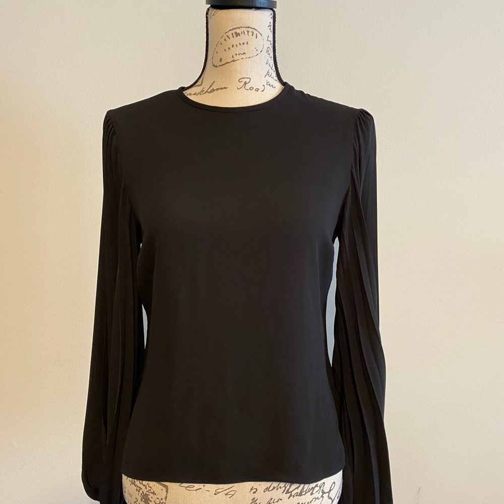 NWOT - Express Pleated Balloon Sleeve Top